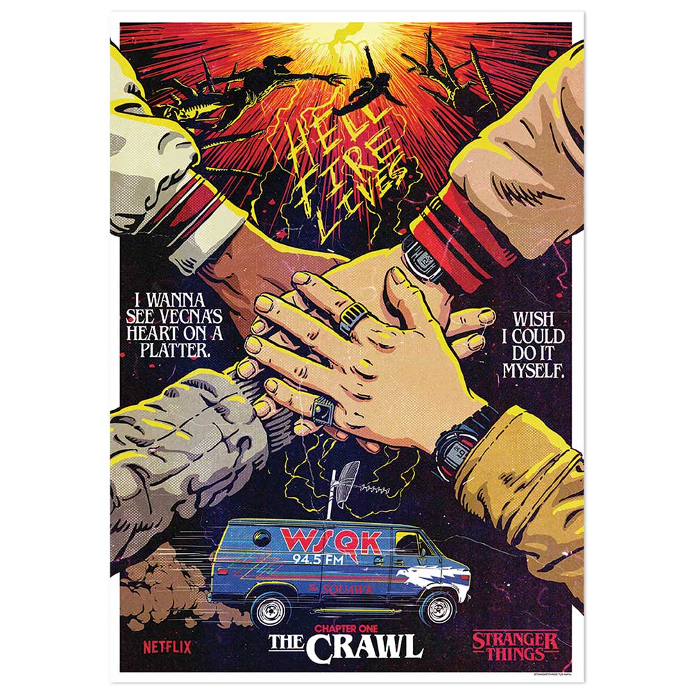 STRANGER THINGS - Season 5 Limited Edition | The Crawl | Art Print(A3) / 世界限定995枚